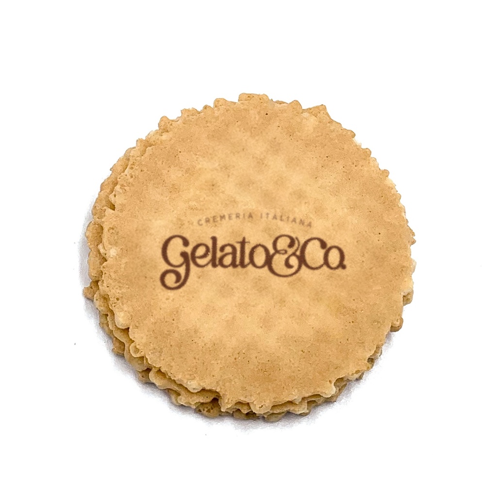Round Waffle with Logo